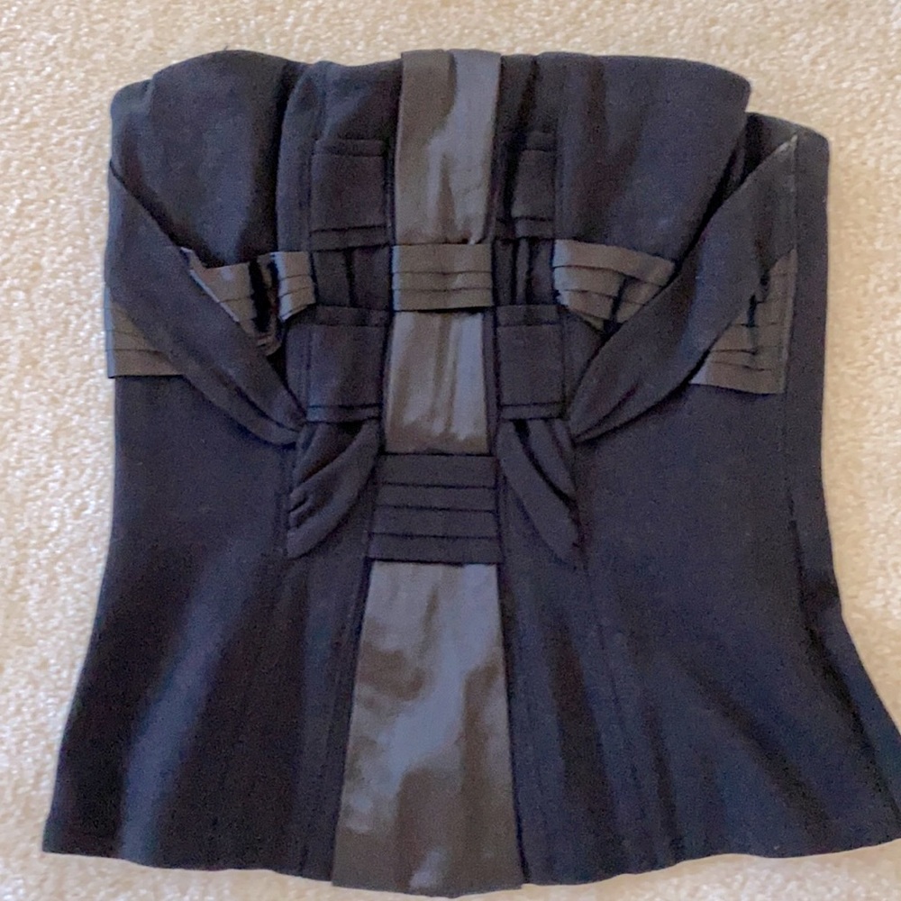 Bustier Black top, XS, BCBG